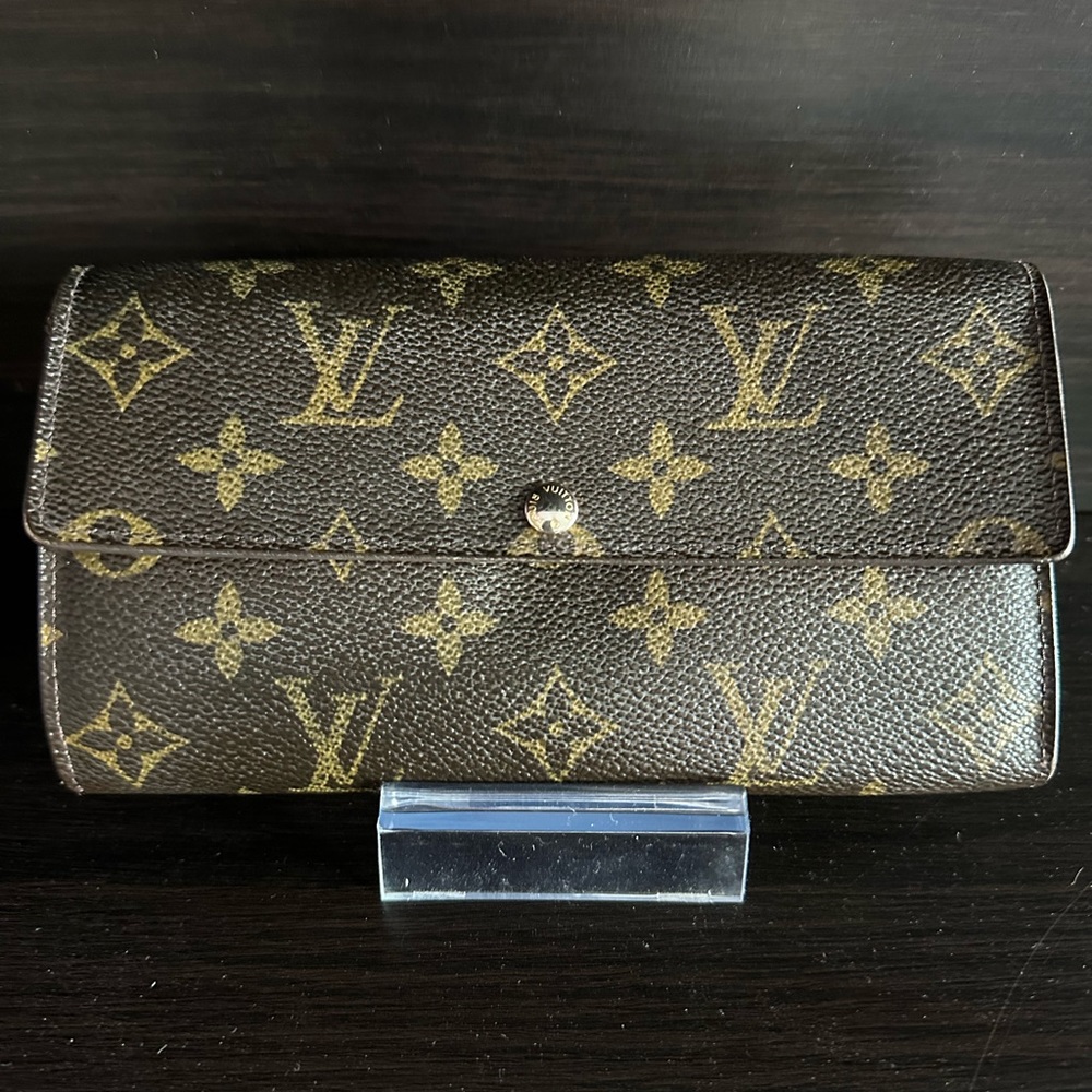 LOUIS VUITTON Portefeuille Monogram Long Wallet Brown
